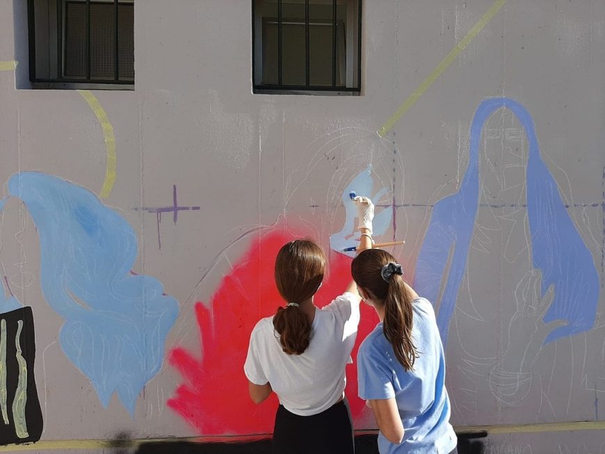 pintando murales