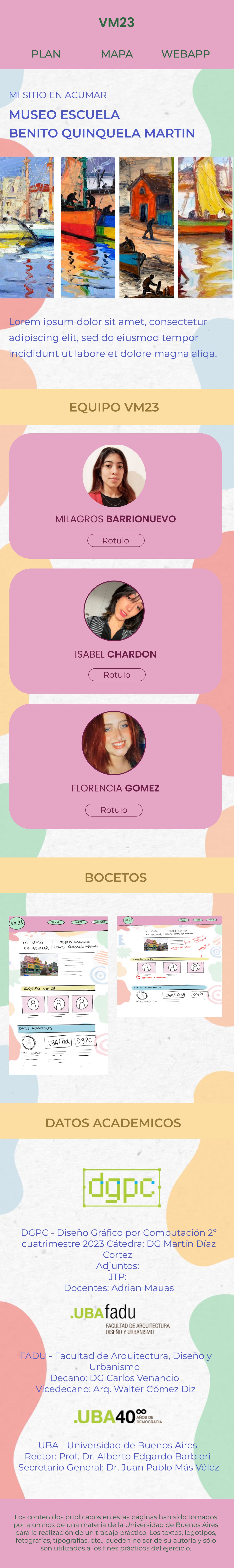 boceto grupo
