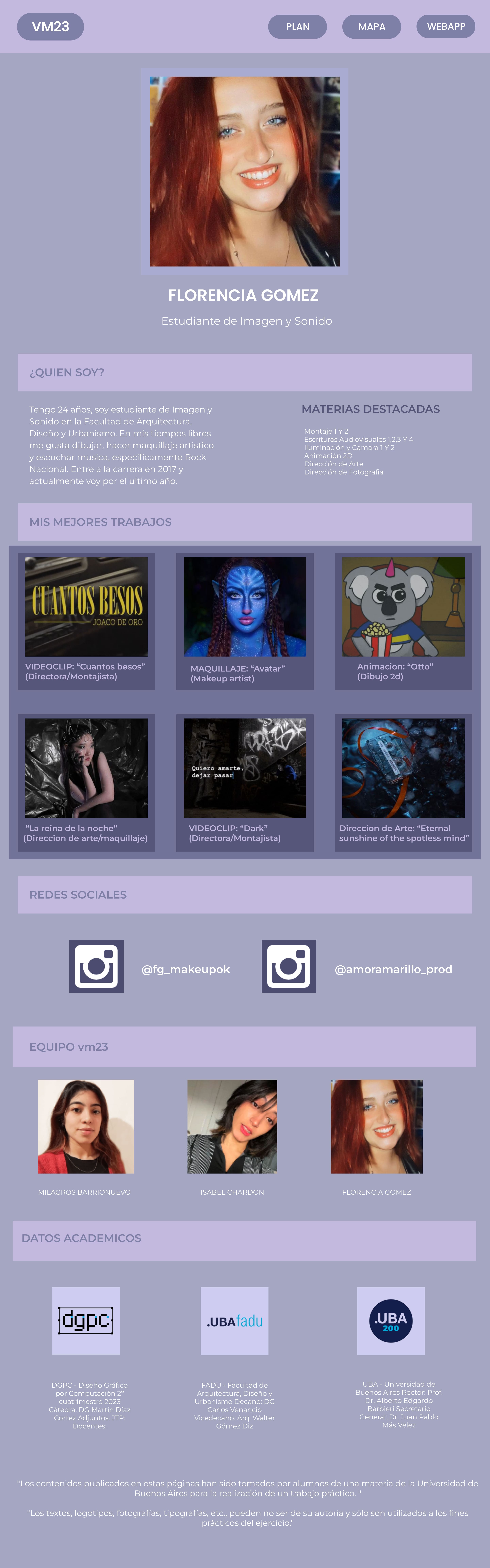 Perfil flor web
