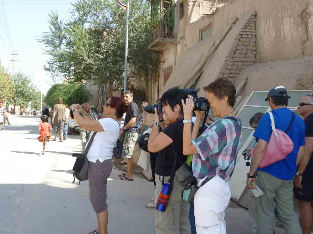 Gente sacando fotos