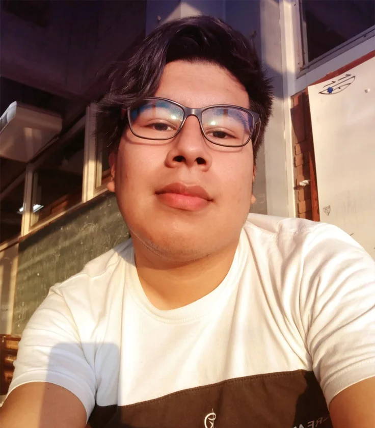 Foto de Druback Díaz, integrante del equipo