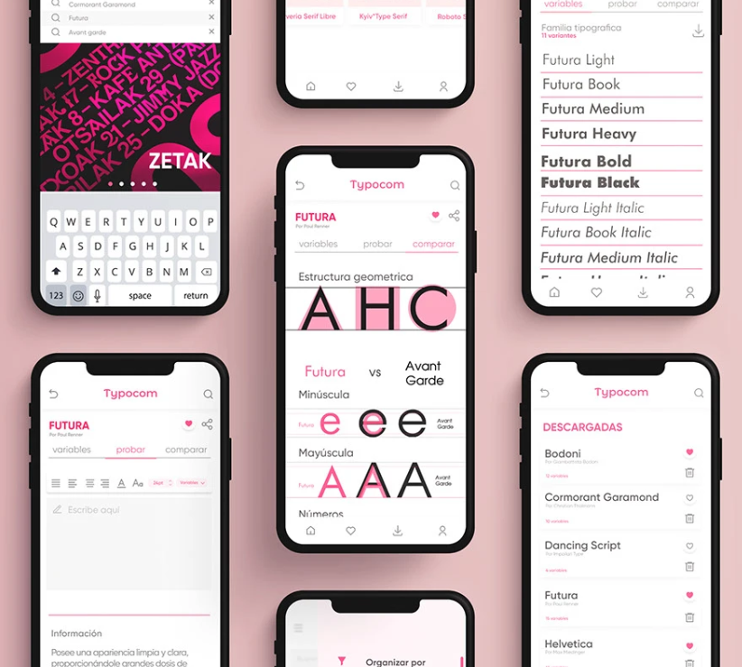 App tipográfica