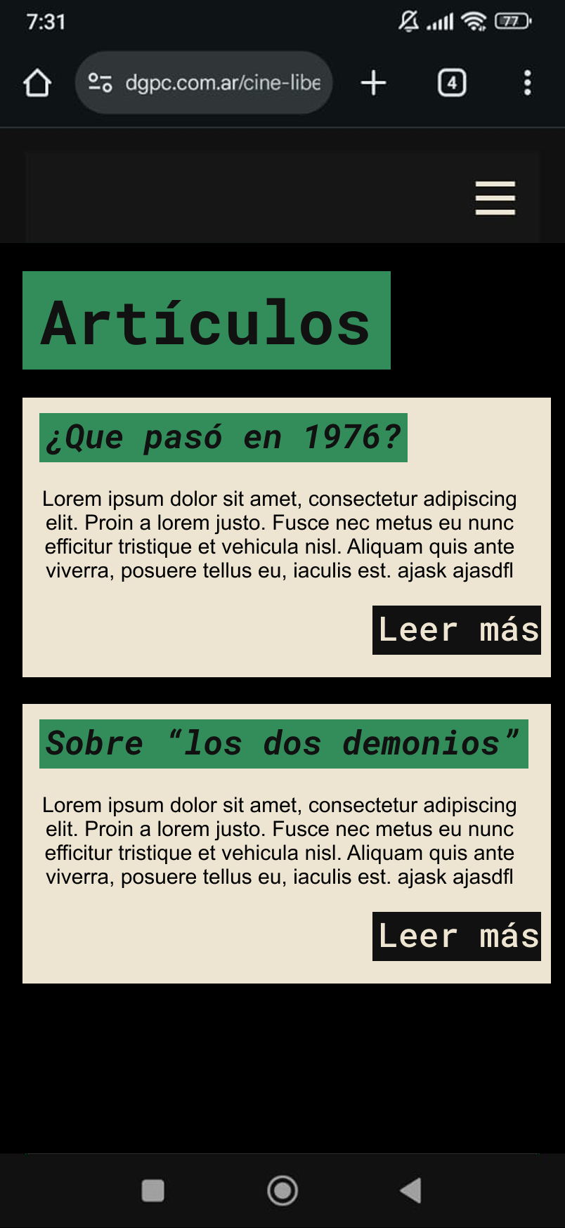 Mockups